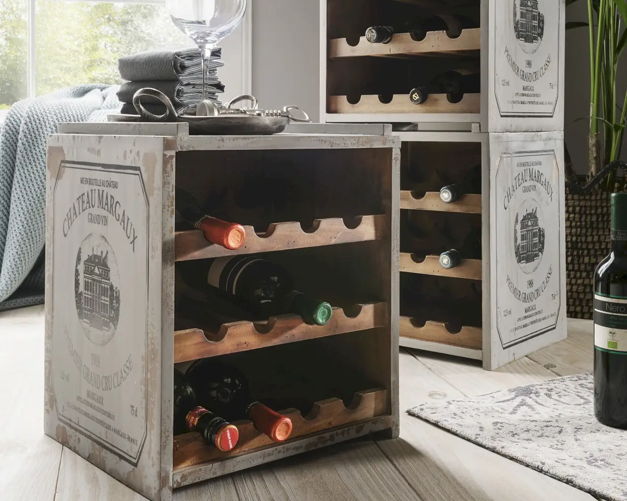 Die Faktorei Weinregal Fur 12 Flaschen Bei Slewo Com
