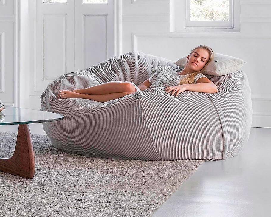 vetsak Large Cord Velours Sitzsack_100006345 1
