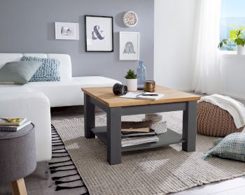 3S Frankenmöbel »Country« Massivholz Couchtisch grau Artikelbild 6