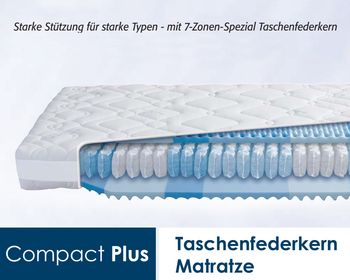 Diamona Compact Plus Taschenfederkern Matratzen XXL_100000437 1