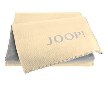 JOOP! »Melange-Doubleface« Wohndecke hellgelb-silber Artikelbild 6