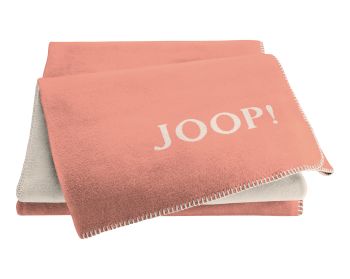 JOOP! »Uni-Doubleface« Wohndecke orange-natur Artikelbild 6