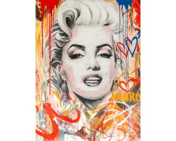 La Casa Ölbild handbemalt »Grafitti einer Lady« Artikelbild 6