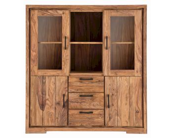 Massivholz Sanam Highboard Artikelbild 6