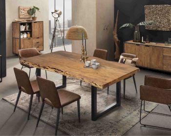 SIT »56er« Massivholz Esstisch Baumkante Artikelbild 6