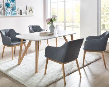 Salesfever Esstisch Nordic weiss Eiche Artikelbild 6