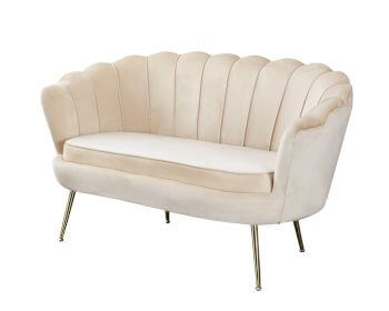 Salesfever »Marisco« Muschelsofa beige Artikelbild 6