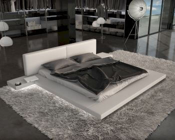 Salesfever »Pearl« Polsterbett weiß mit LED Artikelbild 6