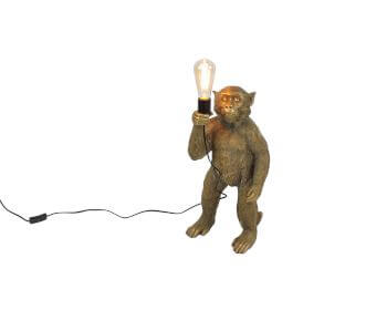 VOSS Design »Koko« Affen-Stehleuchte gold Artikelbild 6