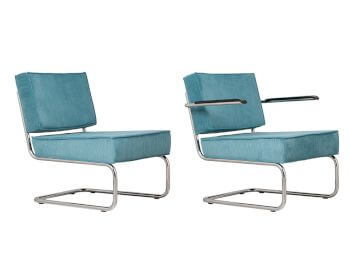 Zuiver Sessel Ridge Lounge Cord Artikelbild 6