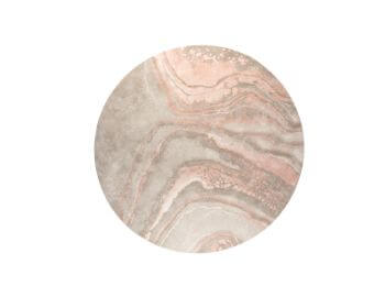Zuiver »Solar« Teppich round grey/pink Artikelbild 6