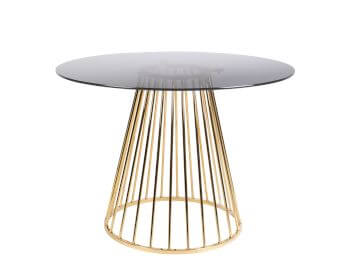 designline »Floris« Esstisch rund mit Glasplatte Artikelbild 6