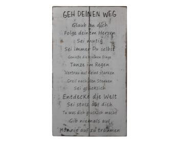die Faktorei »Board« Deko-Holzschild mit Spruch V Artikelbild 6