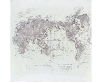 die Faktorei Wandbild "Weltkarte" unikat - historisch Artikelbild 6