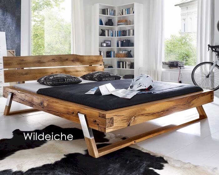 3S Frankenmöbel »Forest« Massivholz Balkenbett Wild Artikelbild 7
