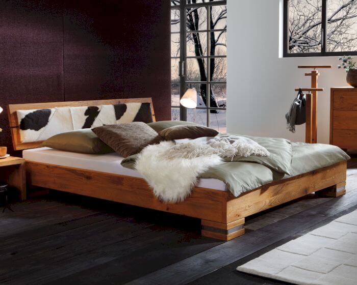 Hasena Oak-Line Wild Massivholzbett Cadro Onito/Alpa Artikelbild 7