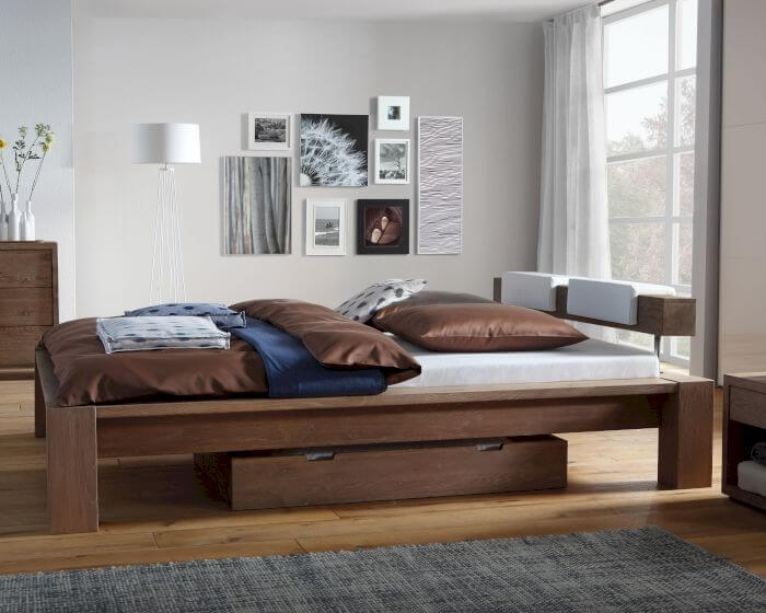 Hasena Oak-Line Wild Massivholzbett Cortina Cobo/Balco Artikelbild 7