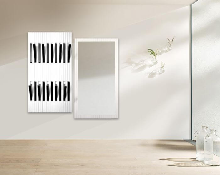 Massivholz »Piaforte« Garderobe weiss/schwarz Artikelbild 7