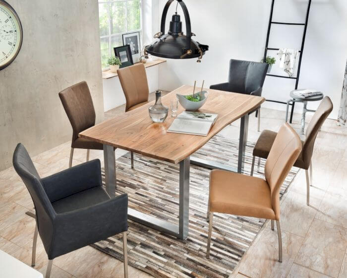 SIT Baumkante Massivholz Esstisch Artikelbild 7