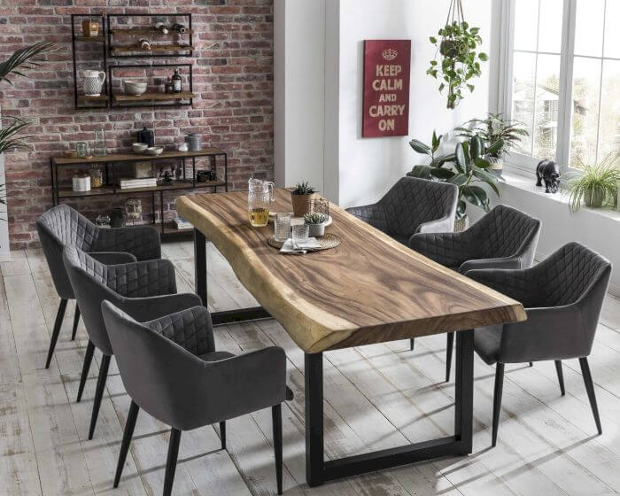 SIT Baumkante massiver Suarholz Esstisch Artikelbild 7