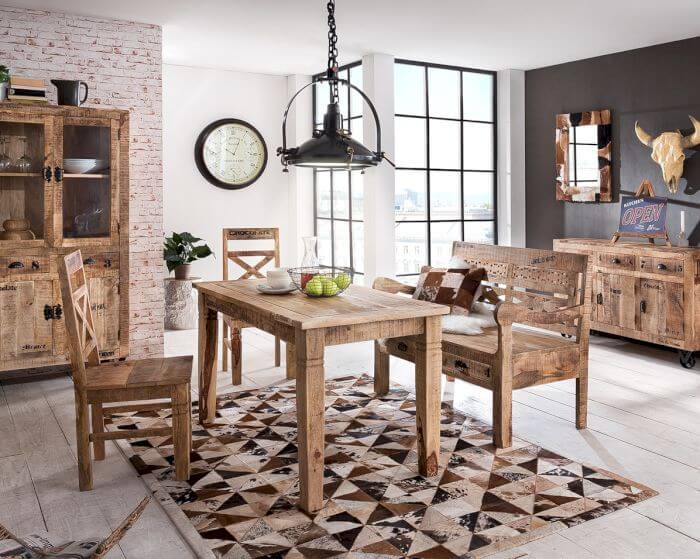 SIT »Rustic« Massivholz Mango Holzstuhl 2er-Set Artikelbild 7
