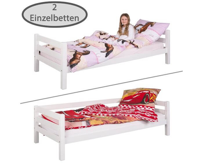Schwarzwald Massivholz »Liam« Etagenbett weiss Artikelbild 7