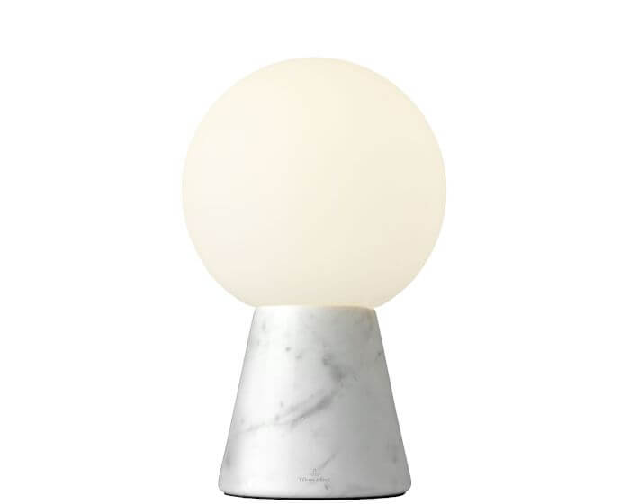Sompex »Carrara« Tischleuchte Marmor weiß Artikelbild 7