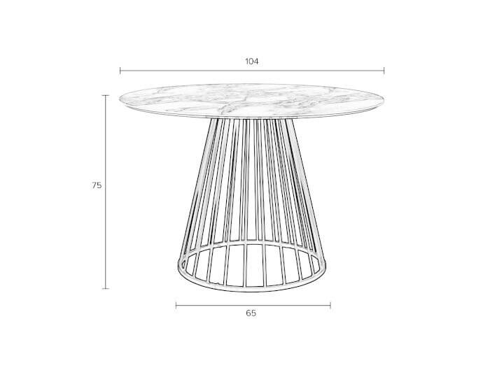 designline »Floris« Esstisch rund Artikelbild 7