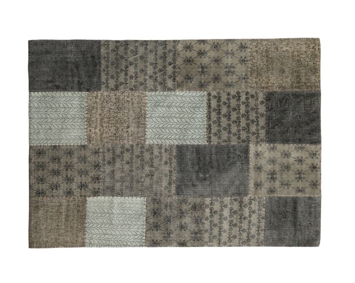die Faktorei Vintage-Teppich "Stone Patch" multicolor-grau Artikelbild 7