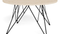 Actona »Prunus« Couchtisch rund Travertin beige, Gestell schwarz
