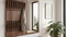 BlackWood »Piaforte« Massivholz Design-Garderobe Nussbaum