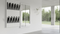 BlackWood »Piaforte Piano-Edition« Massivholz Design-Garderobe