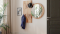 BlackWood »Piaforte Round« Massivholz Design-Garderobe Spiegel