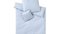 Elegante Perkal Bettwäsche »Quadro« Hellblau 7021-20