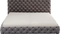 Kare Design »Desire« Velvet Bett Hoch Silbergrau