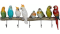 Kare Design »Exotic Birds« Wandgarderobe