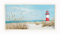 La Casa »Leuchtturm am Strand« Ölbild 140x70 cm