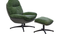 La Casa »Rockdale« Drehsessel und Hocker 2er-Set