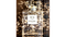 La Casa »golden Flacon No. 5« Glasbild mit Strassapplikation 80x120 cm
