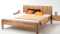 MS-Schuon Wildeiche Massivholz-Bett Piano