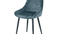 SIT »Linda« Stuhl 2er-Set Samt blau