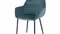 SIT »Lucy« Armlehnstuhl 2er-Set Samt blau