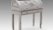 SIT SPA antik used look Akazie massiv Sekretär - breit - Vintage weiss