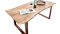 SIT Tops & Tables »Slim« Esstisch Massivholz Akazie Baumkante