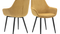 SalesFever »Steve« Armlehnstuhl 2er-Set gold