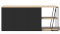 TemaHome »Albi« Sideboard Schwarz mit Eiche
