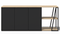 TemaHome »Albi« Sideboard Schwarz mit Eiche