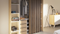 TemaHome »Tom 2.1« Kleiderschrank mit Vorhang Eiche Taupe