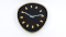 VOSS Design Wanduhr Retrospective Messing-Schwarz