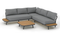 barths »Paros« Lounge-Set anthrazit